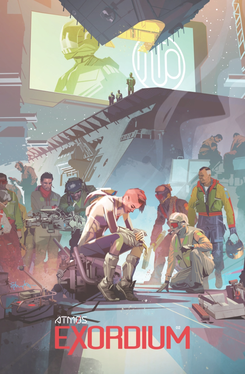 Comic cover for the standard edition of the Exordium Comic, Chapter 02