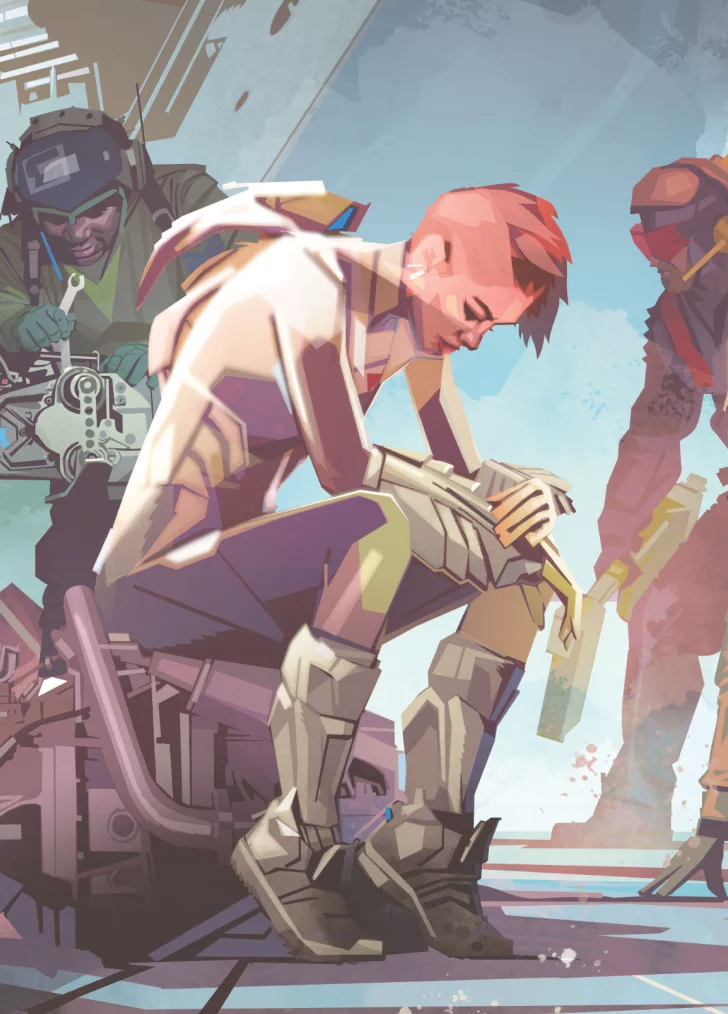 Comic Cover for the standard edition of the Exordium Comic, Chapter 02